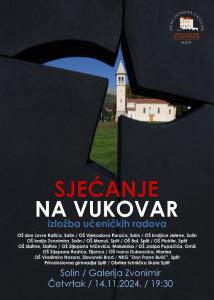 sjećanje na Vukovar - izložba učenićkih radova u domu Zvonimir u Solinu sjećanje na Vukovar - izložba učenićkih radova u domu Zvonimir u Solinu